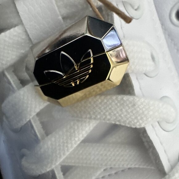 adidas Originals Stan Smith W White Silver‎ Gold Women 9 Classic Shoe HQ4243 - Picture 7 of 10